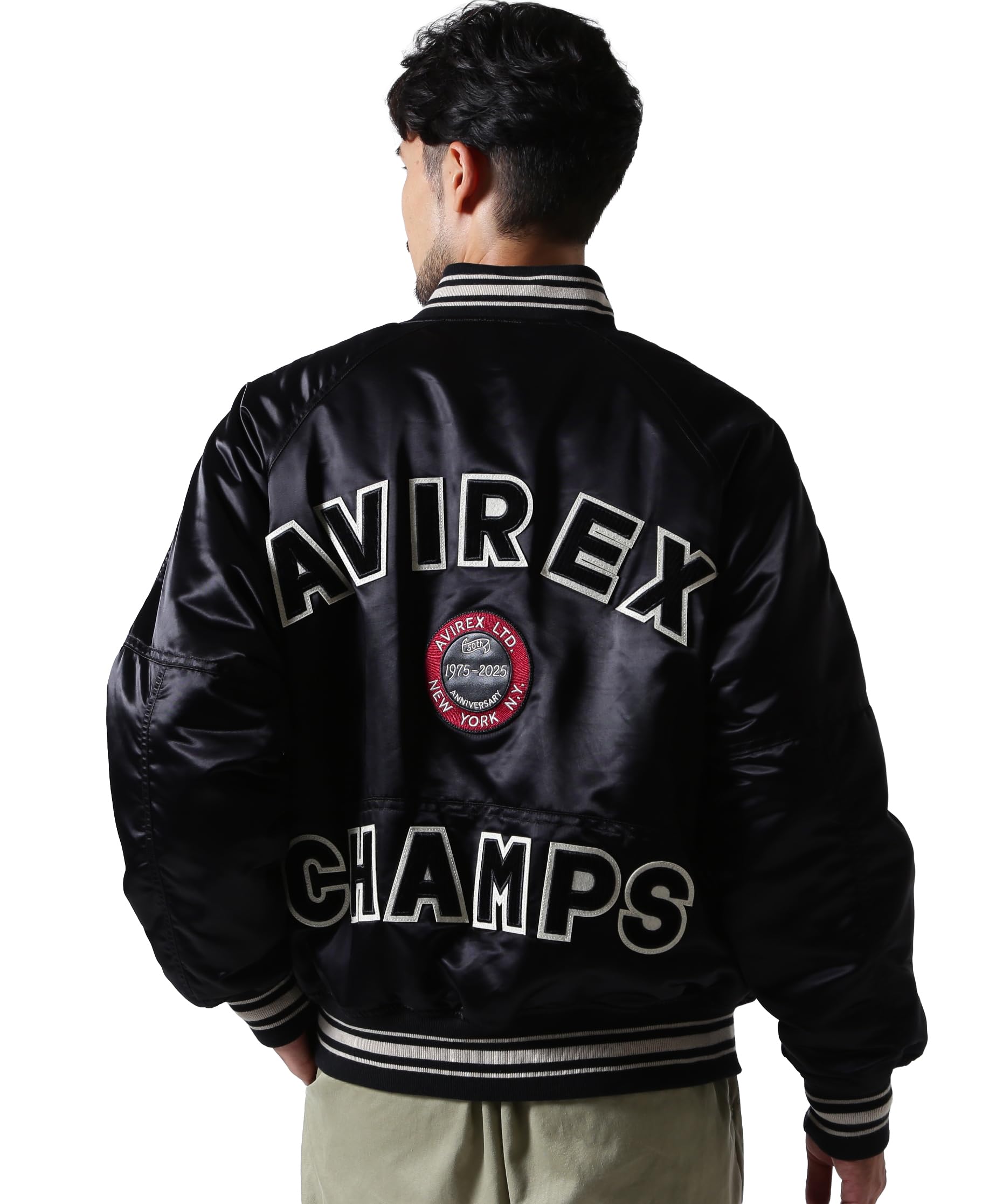 超希少❗️ AVIREX NEW YORK VARSITY JACKET 限定品 AVIREX（アヴィレックス）の「ヴァーシティ ジャケット ニューヨーク
